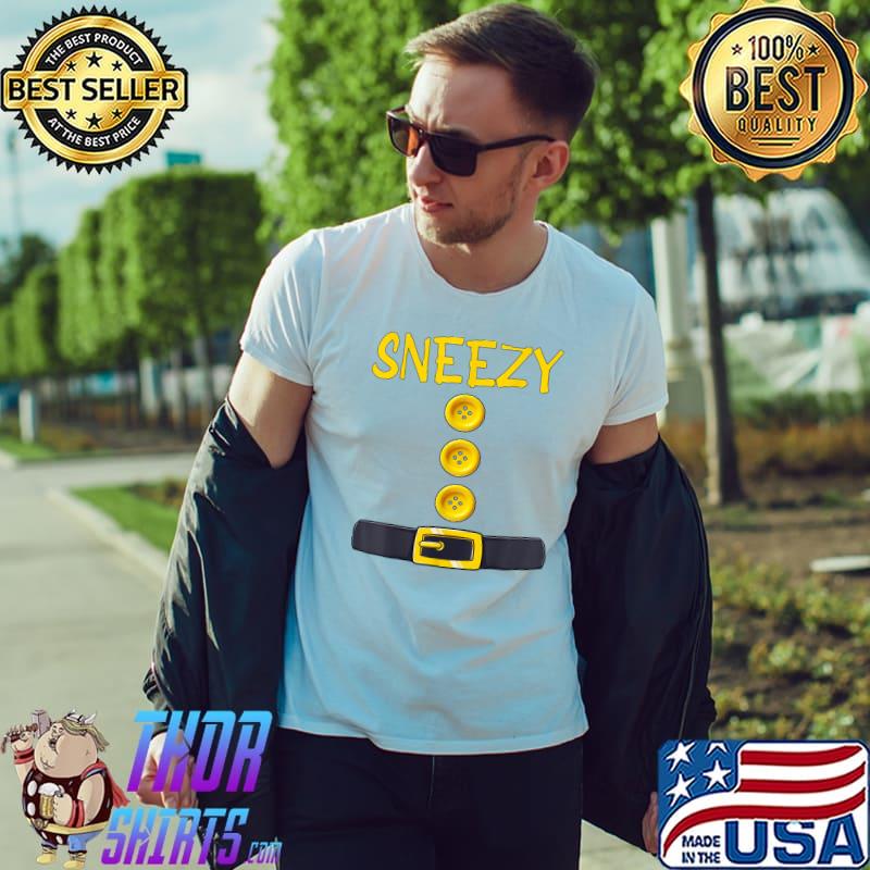 Sneezy Dwarf Halloween Costume Color Matching Gifts Idea T-Shirt Unisex