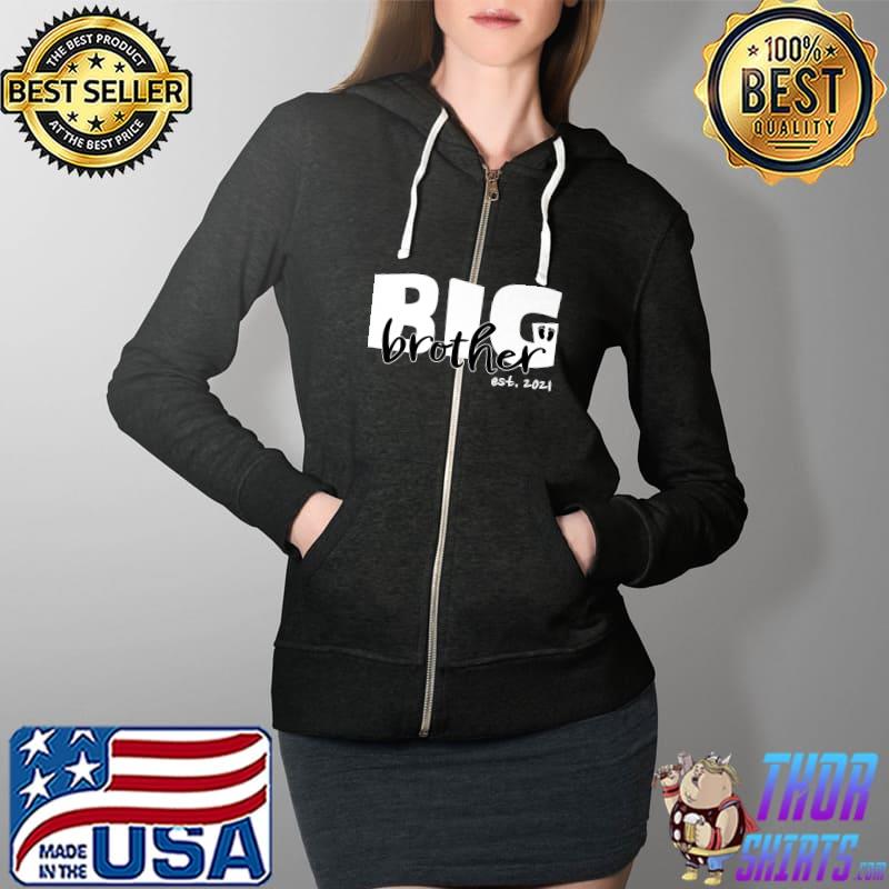 Soon to be a big brother Becoming an older brother Premium T-Shirt Full Zip Hooded