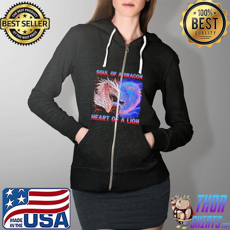 Soul of a dragon heart of a lion s Full Zip Hooded