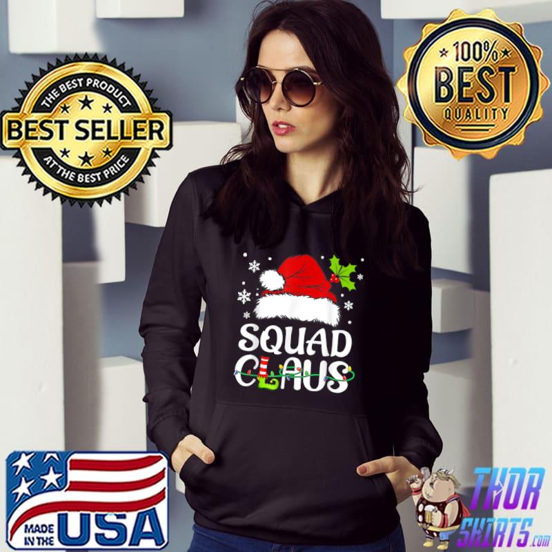 Squad Claus Shirt Christmas Pajama Family Matching Xmas T-Shirt