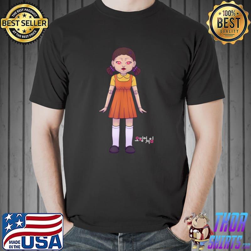 Squid Game Doll Logo T-Shirt Unisex