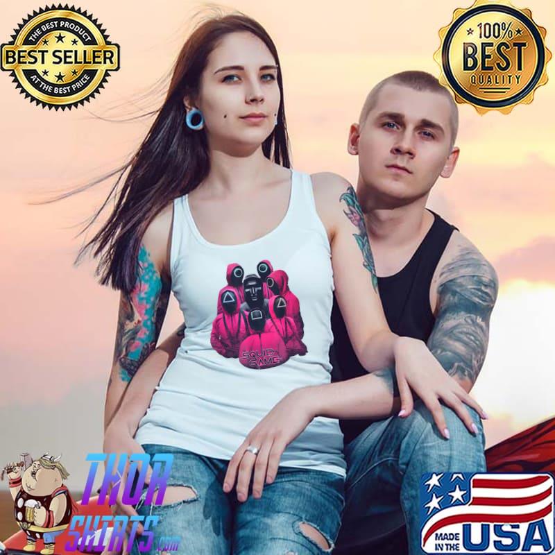 Squid Game Front Man And Guards Ring T-Shirt Tank Top