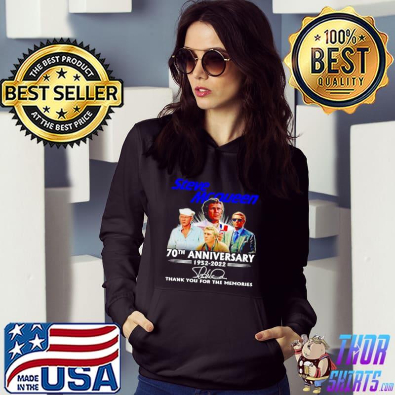 Steve Mcqueen 70th Anniversary 1952 2022 Signature Thank You For The Memories shirt