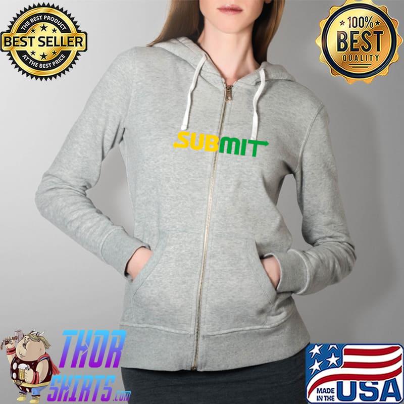 Submits Men Logo T-Shirt Full Zip Hooded
