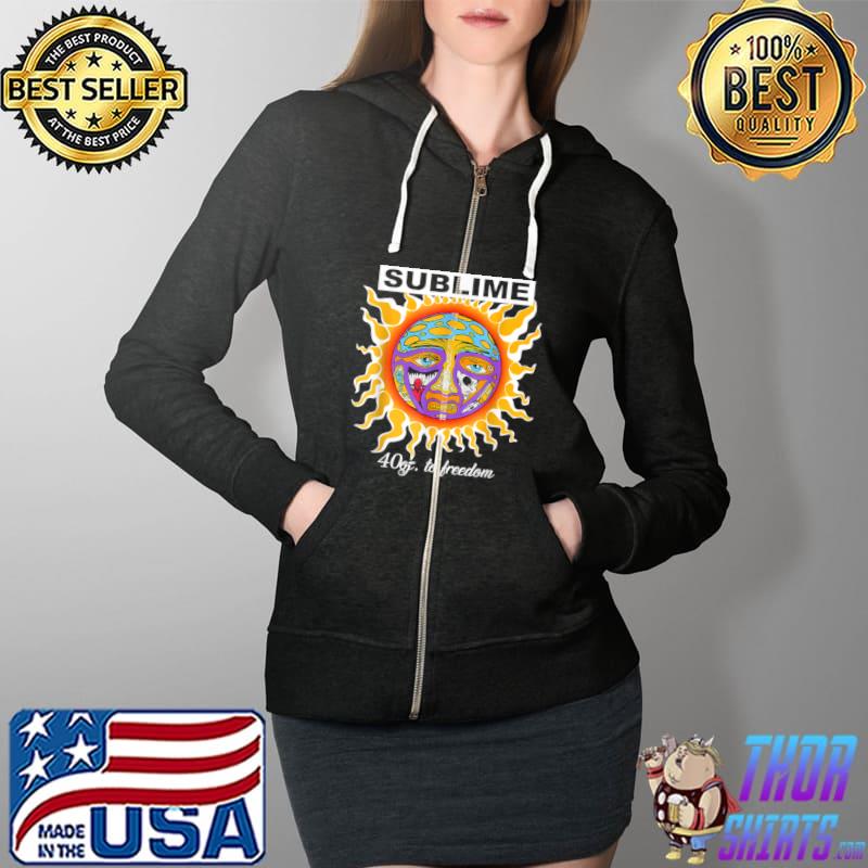 Sunflower Sublime 40oz To Freedom Shirt Full Zip Hooded