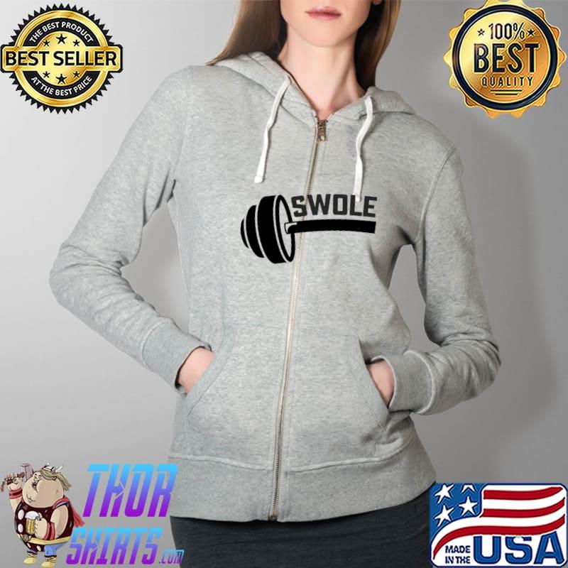 Swole Mates Fitness Gym Workout Body Builder Matching Couple T-s Full Zip Hooded