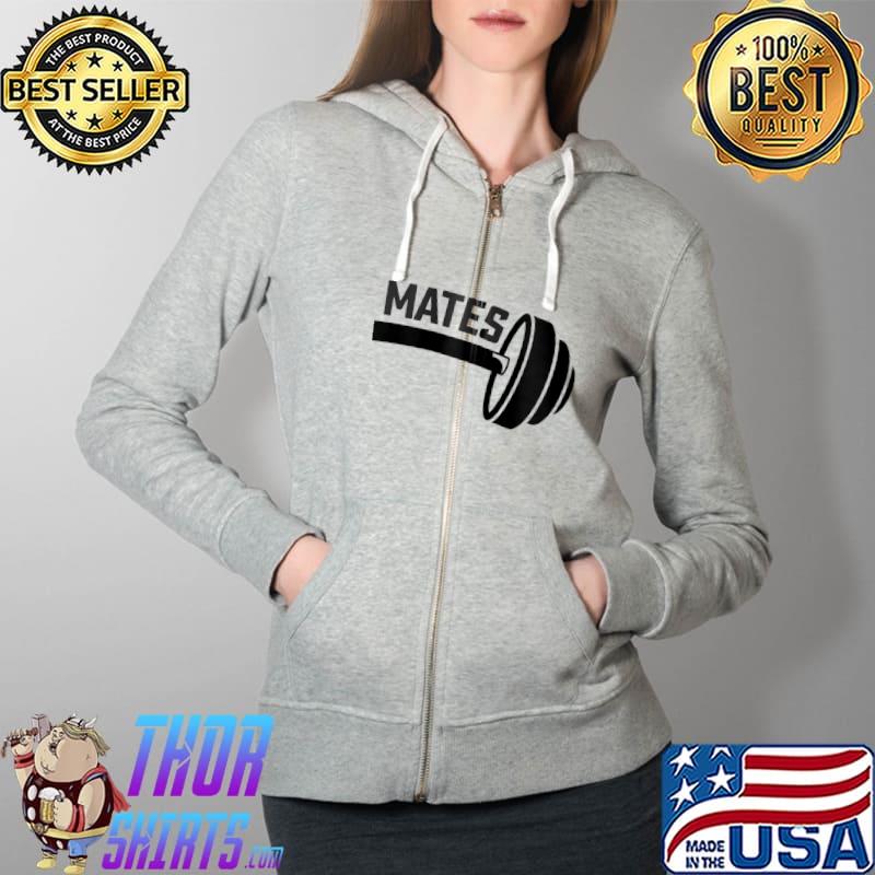 Swole Mates Fitness Gym Workout Body Builder Matching T-s Full Zip Hooded