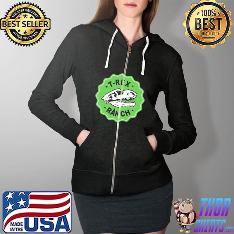 T-rex Ranch Shirt Full Zip Hooded
