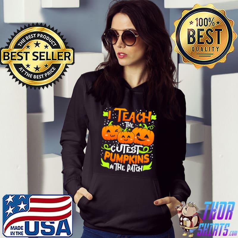 Teacher Halloween Cutest Pumpkins T-Shirt_by HnJnPnH_