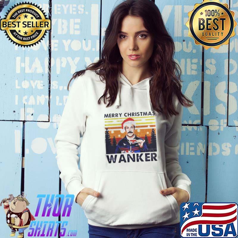 Ted Lasso merry christmas wanker shirt