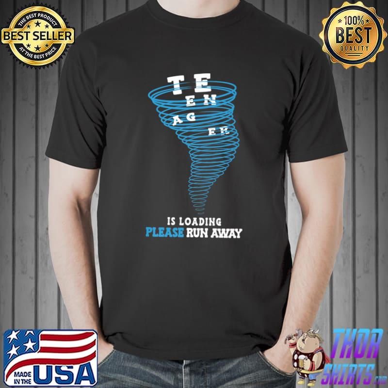 Teenager Loading Please Run Away, Teenager Premium T-Shirt