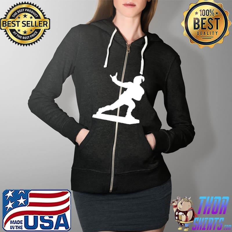 Texas Longhorns Bijan Robinson shadow Shirt Full Zip Hooded
