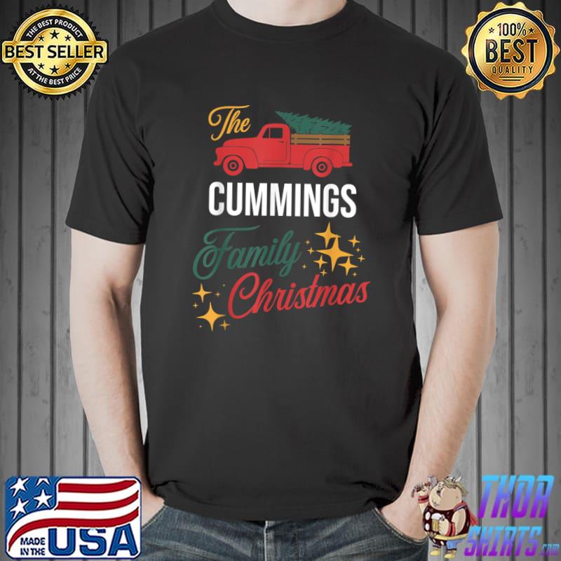 The Cummings Family Christmas Matching Pajamas Group Gift T-Shirt Unisex