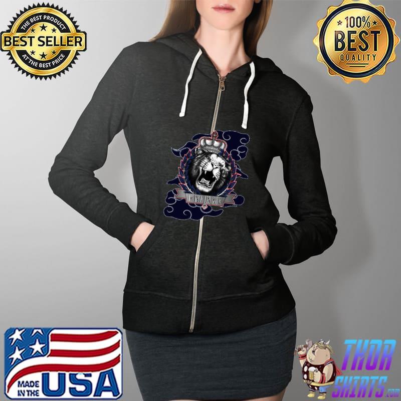 The King In Me Lion Shirt Full Zip Hooded