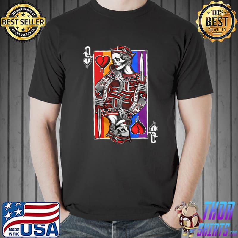 The Queen Killing Broken Heart Halloween Shirt