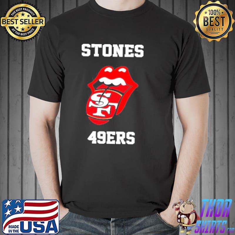 The Rolling Stones San Francisco 49ers shirt