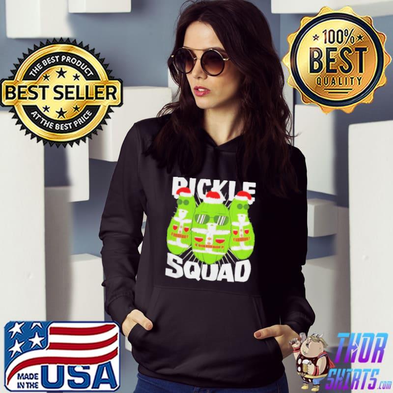 Three Pickles Santa Squad Merry Christmas Shirt