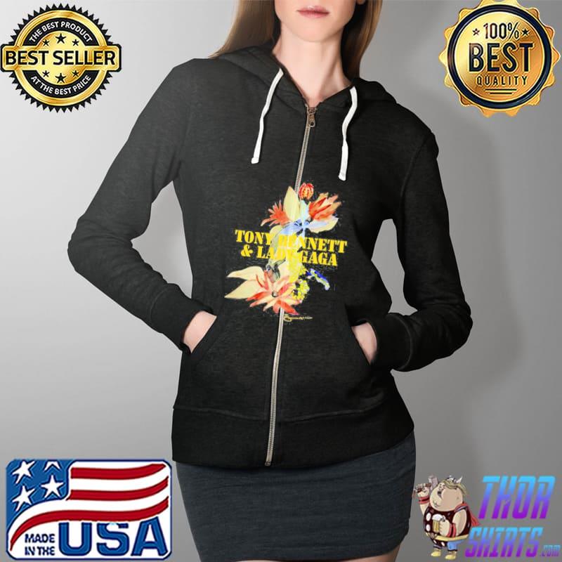 Tony Bennett And Lady Gaga Flower s Full Zip Hooded