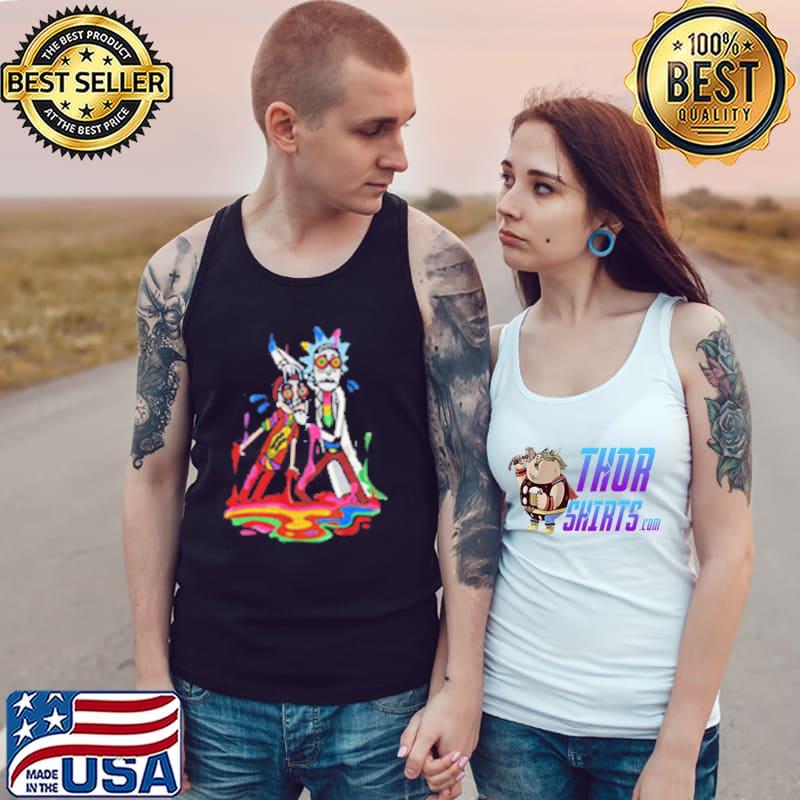 Trippy Rick and Morty Shirt Tank Top