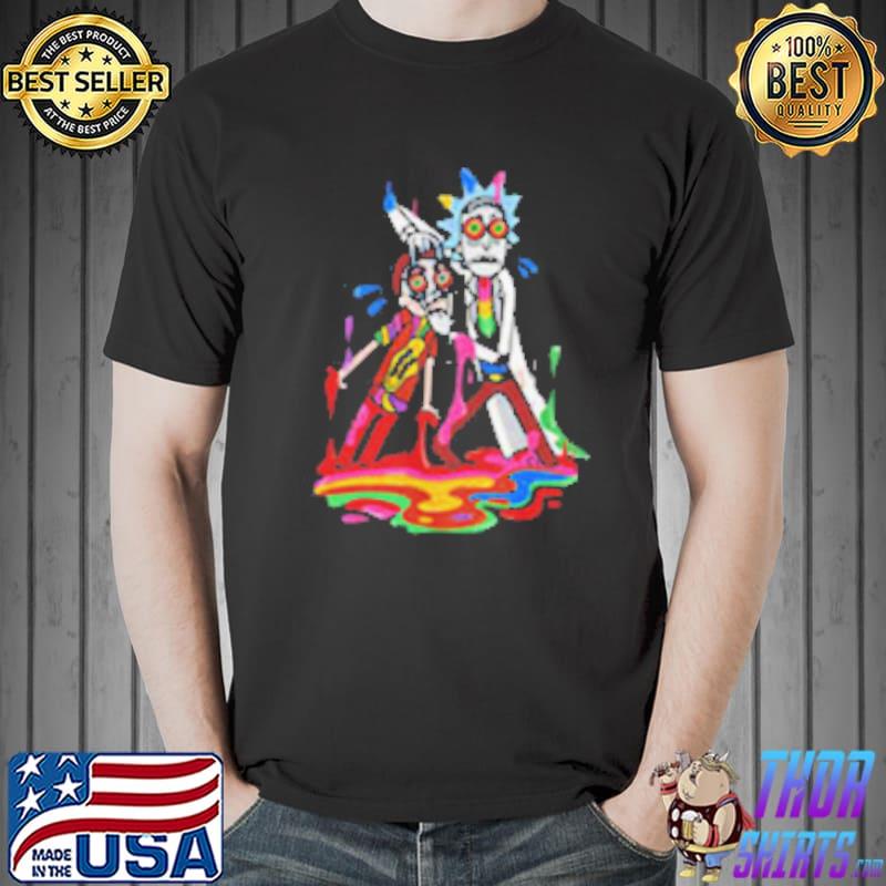 Trippy Rick and Morty Shirt Unisex