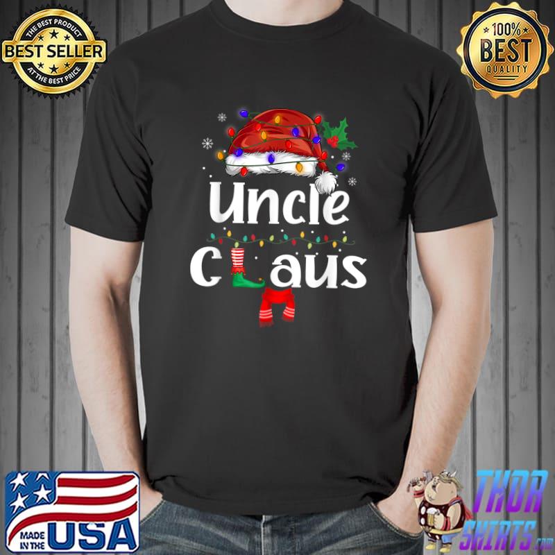 Uncle Claus Shirt Christmas Pajama Family Matching Xmas T-Shirt