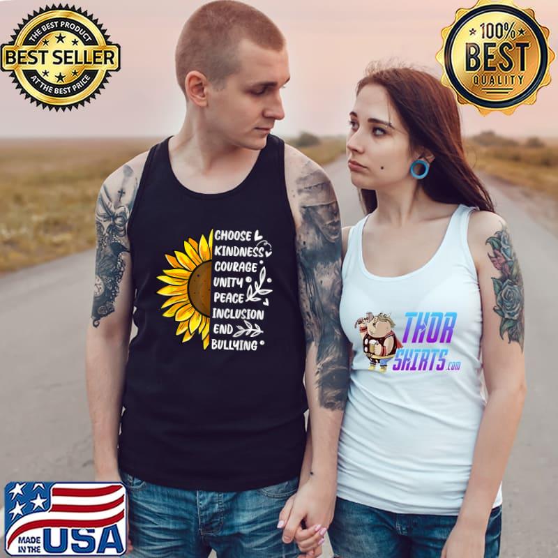 Unity Day Orange Kids 2021 Anti Bullying Sunflower T-Shirt