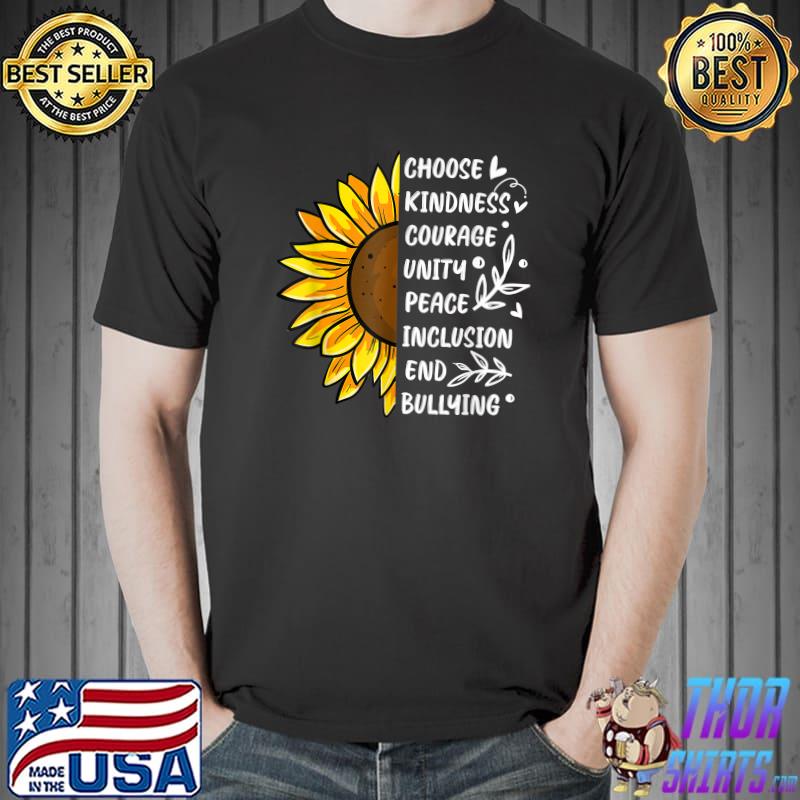 Unity Day Orange Kids 2021 Anti Bullying Sunflower T-Shirt Unisex