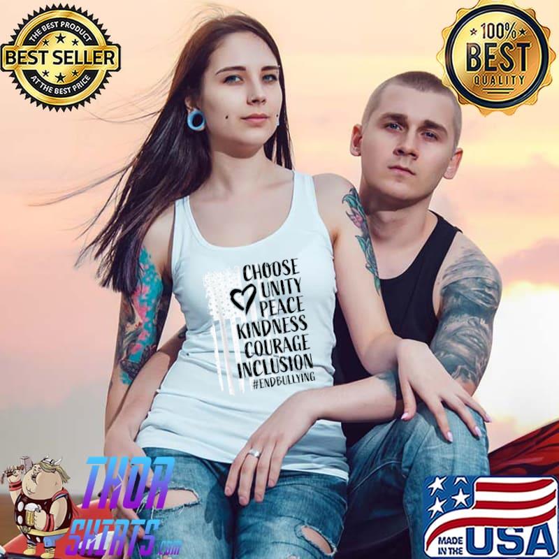 Unity Day Shirt Orange Kids American Flag Anti Bullying T-Shirt Tank Top