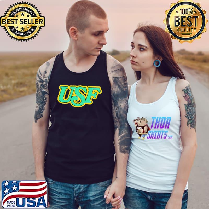 USF Vintage 1980s logo s Tank Top