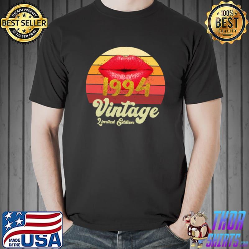 Vintage 1961 Limited Edition lips 60 Years old 60th Birthday T-s Unisex