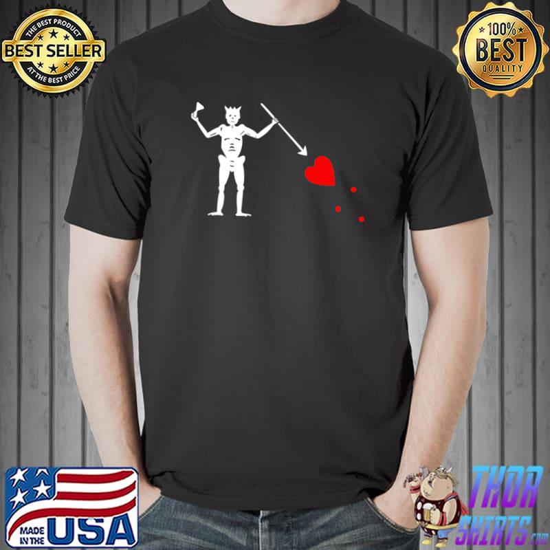 Vintage Edward Teach Jolly Roger Flag T-Shirt