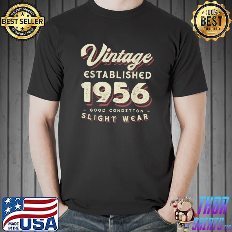 Vintage established 1956 65th Birthday Party Retro Men T-Shirt Unisex