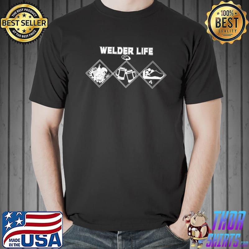 Welder Life Beer Sleep Shirt Unisex