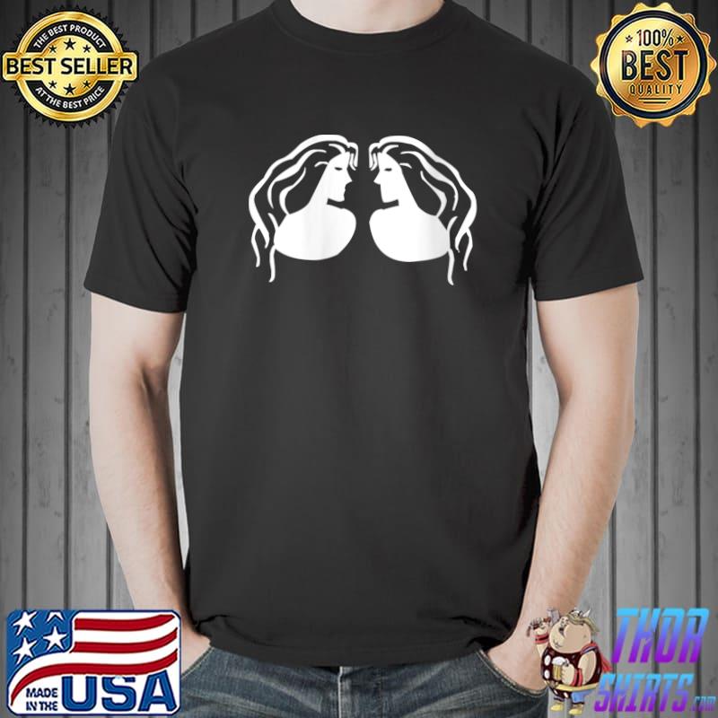 Womens Gemini Twins Sign T-Shirt