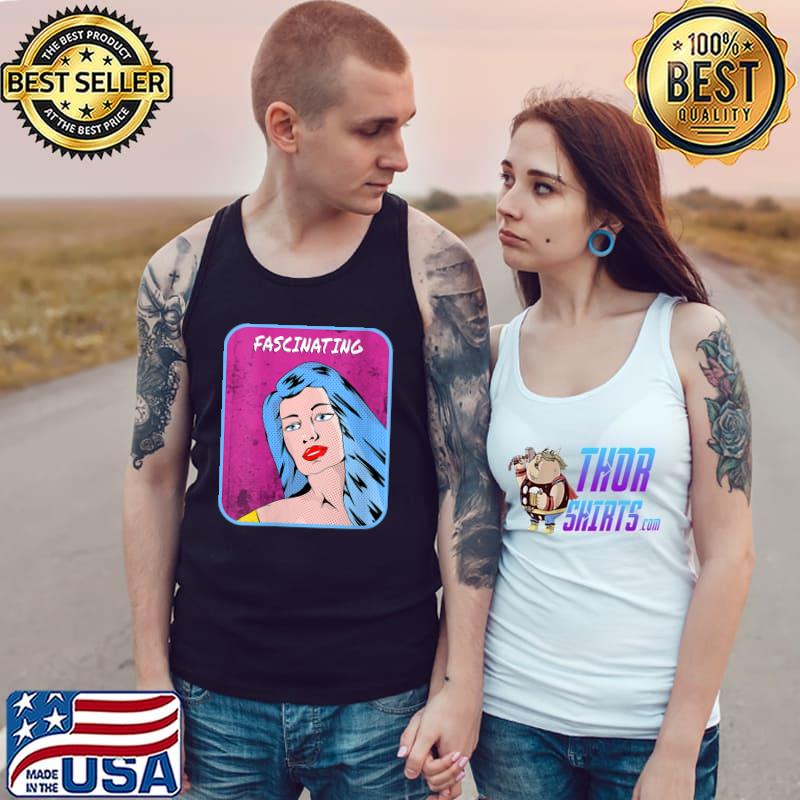 Womens Retro poster style Fascinating T-Shirt Tank Top