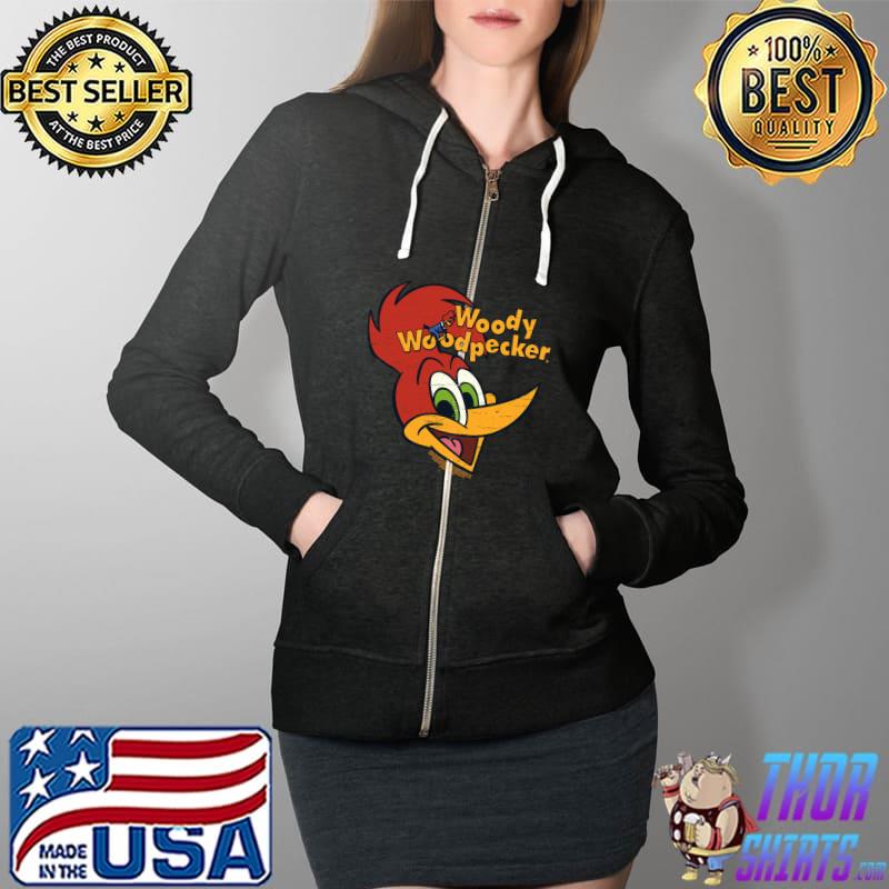 Woody Woodpecker Shirt Full Zip Hooded