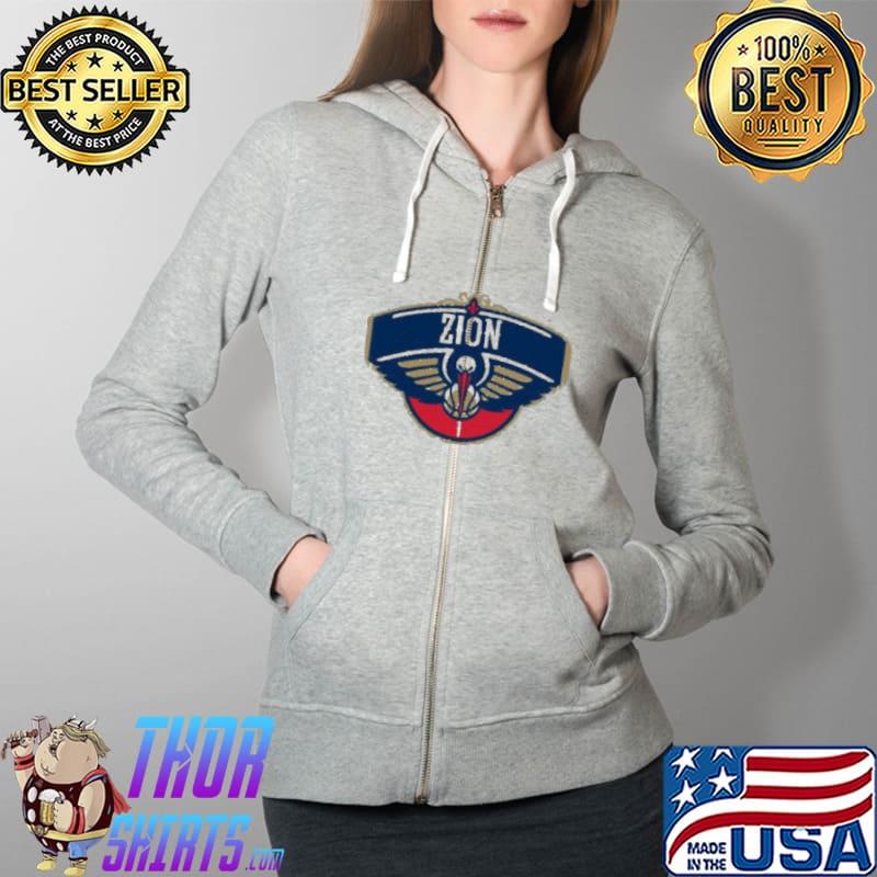 Zion Williamson Logo Shirt Full Zip Hooded