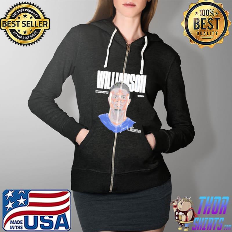 Zion Williamson New Orleans Signature Shirt Full Zip Hooded