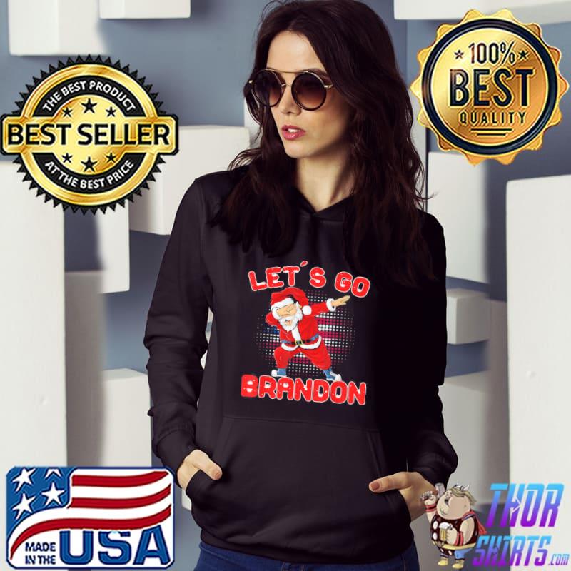 2021 Christmas Let’s Go Brandon Shirt Dabbing Santa Claus Xmas T-Shirt