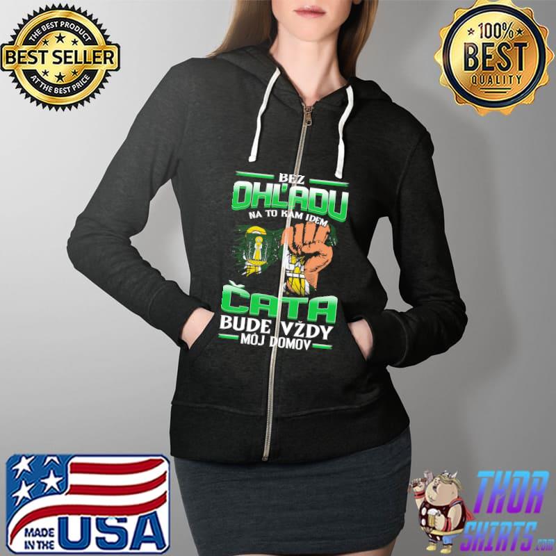 Awesome bez OhL'adu Cata Hradok Bude Vzdy Moj Domov Shirt Full Zip Hooded