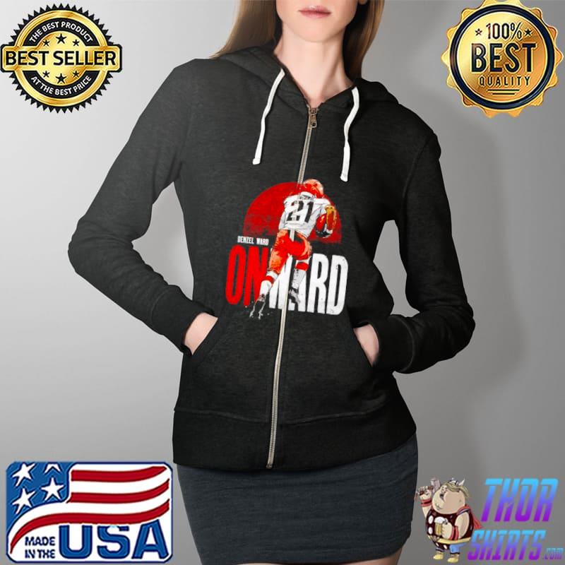 Awesome cleveland Football Denzel Ward onward s Full Zip Hooded