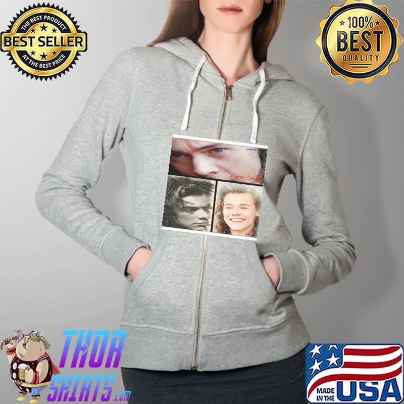 Awesome hary Style One Direction Shirt Full Zip Hooded