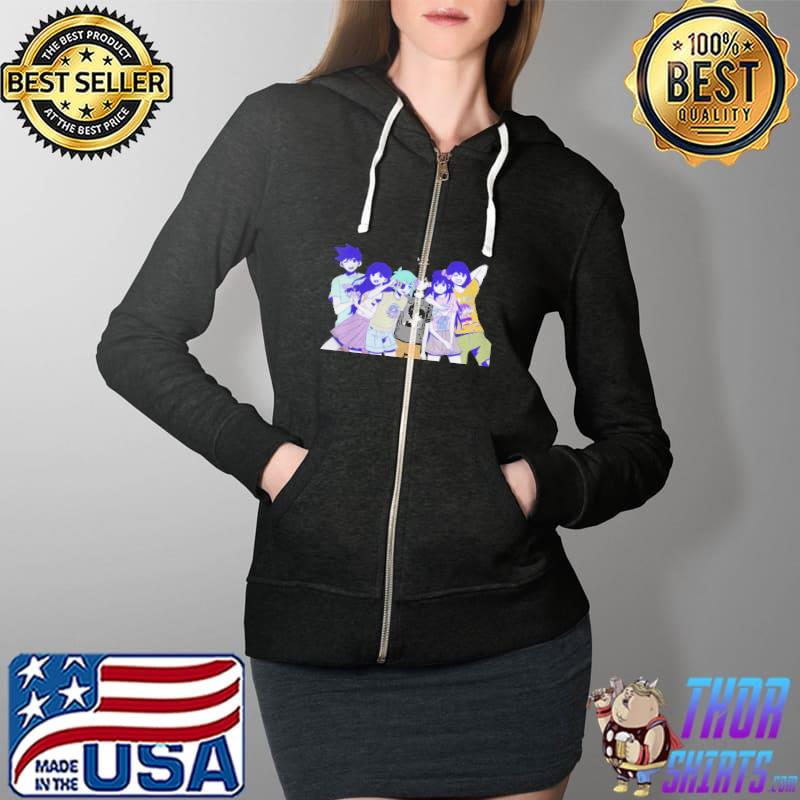 Awesome Retro Omori Japan Classic Arts Anime Seasons Omoris Gamers T-Shirt B09JZF2KT1 Full Zip Hooded