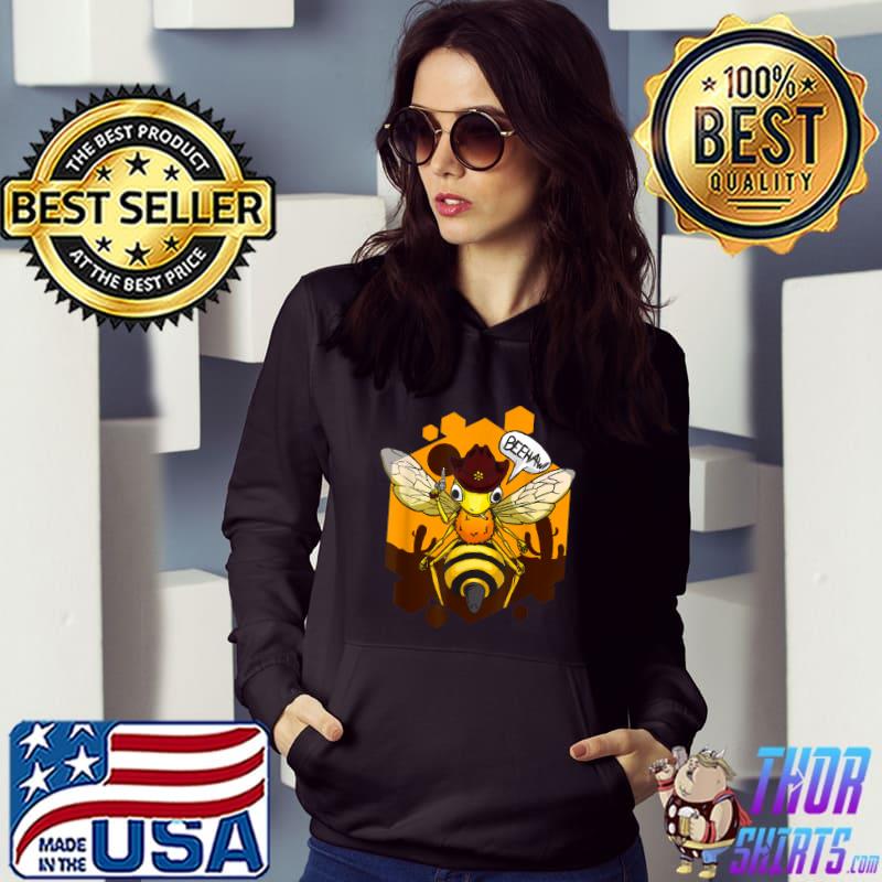 Beehaw Cowboy Bee Boys Girls Horse Rodeo T Shirt