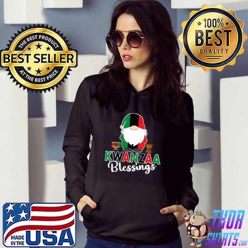 Best happy Kwanzaa Gnome African American Heritage Kwanzaa T Shirt hoodie sweater long sleeve and tank top