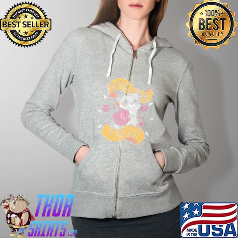 Best my Roll Are Trash Dice Racoon Shirt Full Zip Hooded
