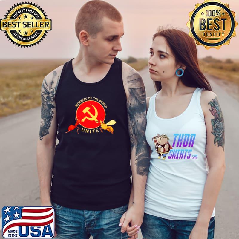 Best Real Animal Facts Workers Of The World Unite Shirt Tank Top