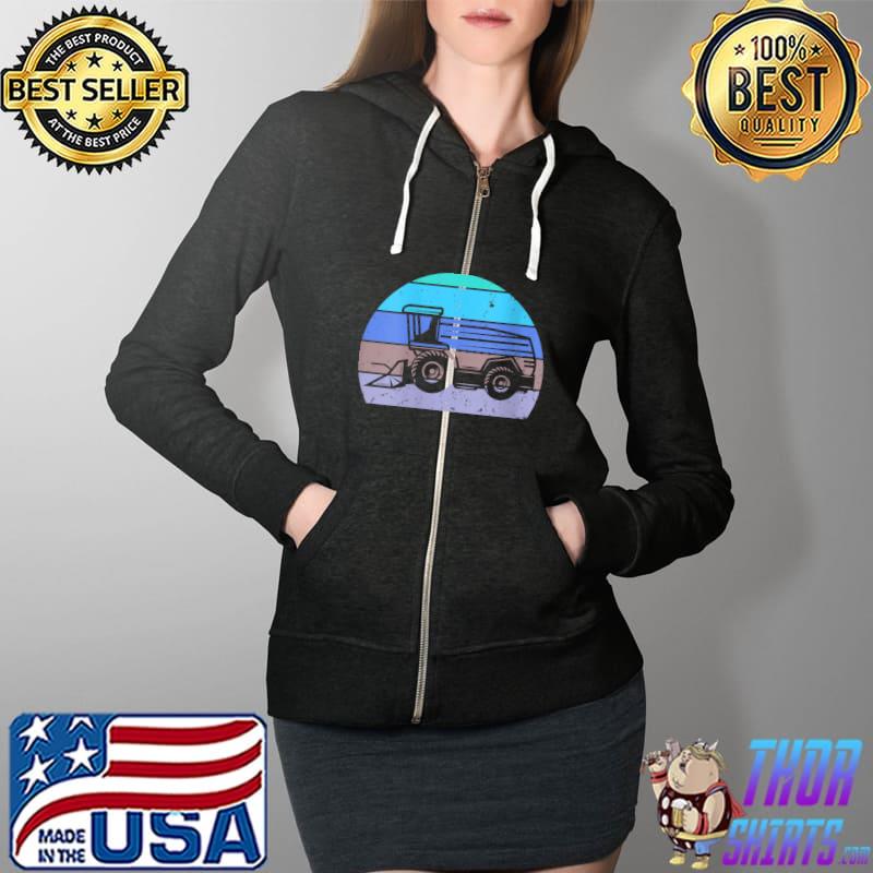 Best retro Farmer Tractor Vintage Farmer Tractor T-Shirt Full Zip Hooded