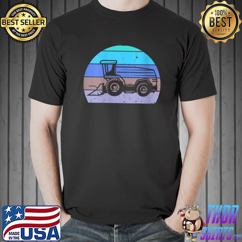 Best retro Farmer Tractor Vintage Farmer Tractor T-Shirt Unisex