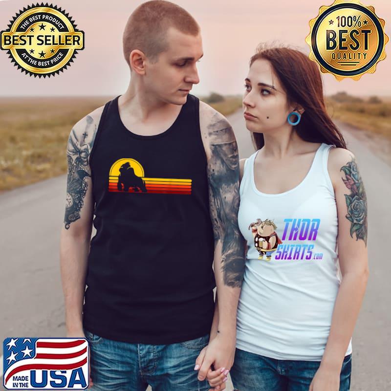 Best silverback Gorilla Vintage Gorilla Ape T-Shirt Tank Top